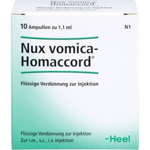 NUX VOMICA HOMACCORD Ampullen Produktbild