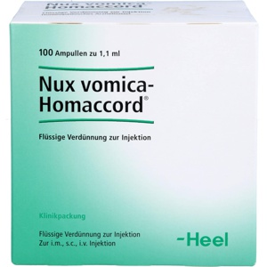 NUX VOMICA HOMACCORD Ampullen Produktbild