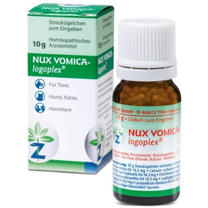 NUX-VOMICA-LOGOPLEX-Globuli-vet Produktbild