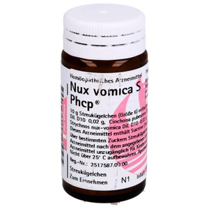 Nux vomica S Phcp Globuli, 20 g Globuli Produktbild
