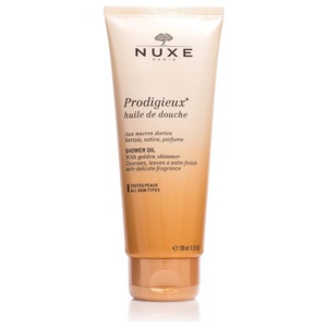 Nuxe Prodigieux Shower Oil Golden Shimmer 200ml produktbilde