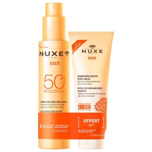 Nuxe Sun Set Sonnenspray LSF 50 Gratis Duschshamp. Produktbild