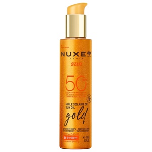 Nuxe Sun Tanning Oil Gold SPF50 150 ml produkt bild