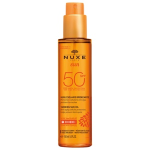 Nuxe Tanning Sun Oil SPF50 150 ml produkt bild