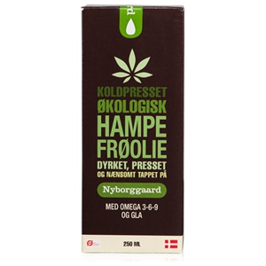 Nyborggaard Hampefrøolie Ø 250 ml produktbillede