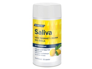 Nycodent Saliva sugetabletter sitron produktbilde