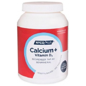 Nycoplus Calcium m/ D-vitamin tabletter produktbilde