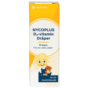 Nycoplus D3-vitamin dråper 10 ml produktbilde