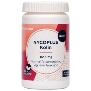 Nycoplus Kolin 82,5 mg Tabletter 90 stk produktbilde