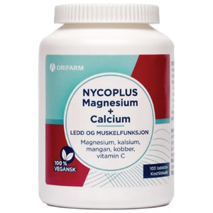 Nycoplus Magnesium + Calcium tabletter produktbilde