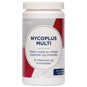 Nycoplus Multi tabletter 200 stk produktbilde