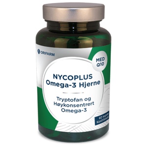 Nycoplus Omega-3 Hjerne 60 kapsler produktbilde
