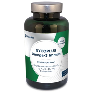 Nycoplus Omega-3 Immun 90 kapsler produktbilde