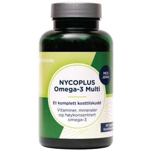 Nycoplus Omega-3 Multi kapsler 90 stk produktbilde
