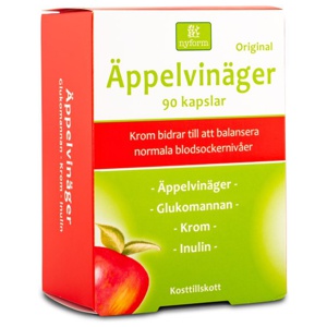 Nyform Æbleeddike Krom 90 kapsler produktbillede