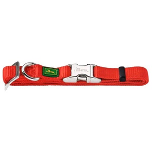 Nylonhalsbånd Alu-Strong Basic L 40-55 cm rød produktbillede