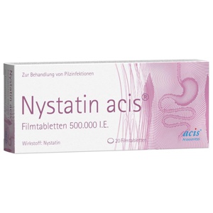 Nystatin acis 20 St Filmtabletten Produktbild