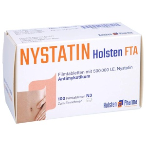 NYSTATIN Holsten Filmtabletten Produktbild