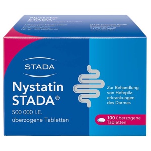 NYSTATIN STADA 500.000 I.E. überzogene Tab. Produktbild