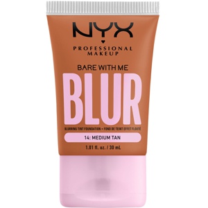 NYX Professional Makeup Bare With Me Blur Tint Foundation 30 ml - 14 Medium Tan produktbillede