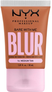 NYX PROFESSIONAL MAKEUP Bare With Me Blur Tint Foundation 14 Medium Tan produktbilde