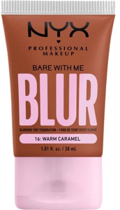 NYX PROFESSIONAL MAKEUP Bare With Me Blur Tint Foundation 16 Warm Caramel produktbilde