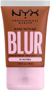 NYX PROFESSIONAL MAKEUP Bare With Me Blur Tint Foundation 18 Nutmeg produktbilde