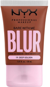 NYX PROFESSIONAL MAKEUP Bare With Me Blur Tint Foundation 19 Deep Golden produktbilde
