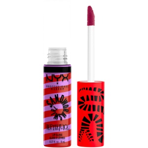 NYX Professional Makeup Beetlejuice Sandworm Swirl Butter Gloss 03 Red Lipgloss 1 pcs produktbillede