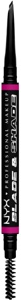 NYX PROFESSIONAL MAKEUP Blade & Shade Brow Pencil 12 Black produktbilde