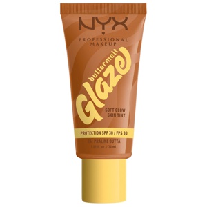 NYX Professional Makeup Buttermelt Glaze Skin Tint SPF30 Foundation 06 Praline Butta 30 ml produkt bild