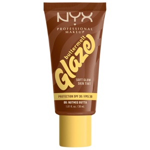 NYX Professional Makeup Buttermelt Glaze Skin Tint SPF30 Foundation 08 Nutmeg Butta 30 ml produkt bild