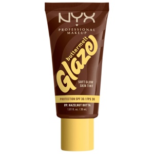 NYX Professional Makeup Buttermelt Glaze Skin Tint SPF30 Foundation 09 Hazelnut Butta 30 ml produkt bild