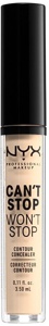 NYX Professional Makeup Can't Stop Won't Stop Contour Concealer Pale 3,5ml produktbilde