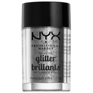 NYX Professional Makeup Face And Body Glitter Brilliants Silver G produkt bild