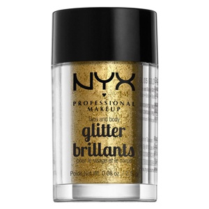NYX PROFESSIONAL MAKEUP Face & Body Glitter - Gold produktbilde