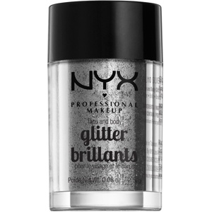NYX PROFESSIONAL MAKEUP Face & Body Glitter Silver Produktbild