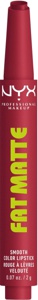 NYX PROFESSIONAL MAKEUP Fat Matte Slick Click Lip Balm 16 Plushin' Plum produktbilde