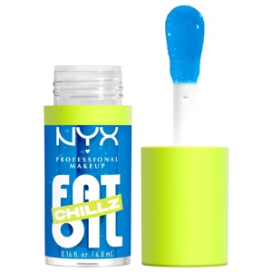NYX Professional Makeup Fat Oil Chillz Lip Drip Läppolja 18 Polar Peppermint 4,8 ml produkt bild