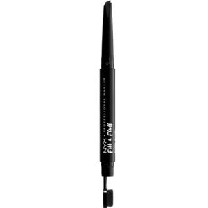 NYX Professional Makeup Fill & Fluff Eyebrow Pomade Pencil Black produkt bild