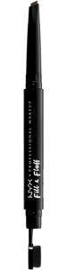 NYX Professional Makeup Fill & Fluff Eyebrow Pomade Pencil 02 g - Brunette produktbillede