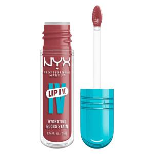 NYX Professional Makeup Lip I.V. Hydrating Gloss Stain Läppglans 17 Petal Pourin 5 ml produkt bild