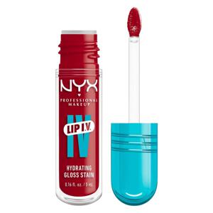 NYX Professional Makeup Lip I.V. Hydrating Gloss Stain Läppglans 22 Cherry Drenched 5 ml produkt bild