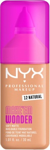 NYX Make Em Wonder foundation 12 Natural 30 ml produktbilde