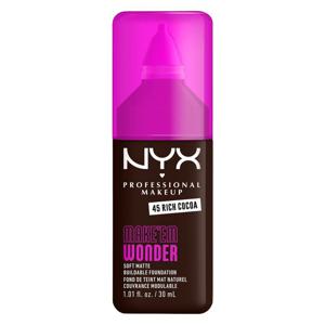 NYX Professional Makeup Make Em Wonder Foundation 45 Rich Cocoa 30 ml produkt bild