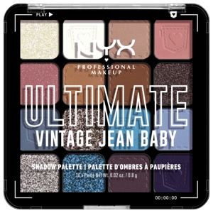 NYX Professional Makeup Ultimate Color Palette 16-Pan Vintage Jean Baby 01W produktbilde