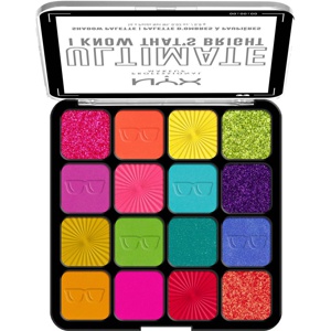 NYX Professional Makeup Ultimate Shadow Palette 16-Pan I Know Thats Bright 04W produktbillede