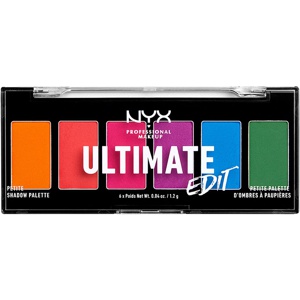 NYX Professional Makeup Ultimate Edit Petite Shadow Palette 6 x 12 g - 02 Brights produktbillede