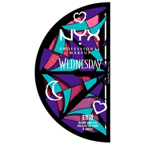 NYX Professional Makeup Wednesday Stained Glass Blush Palette 11 produkt bild