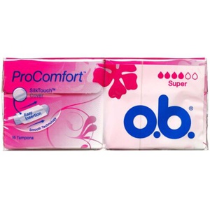 O.B Pro Comfort tamponer super 16 stk. produktbillede